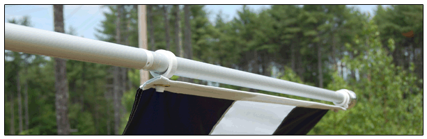 Tangle Free Aluminum Flagpole for Outdoor Display by Flagman of America