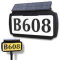 Address Sign House Number Solar Powered BICSSL-11 - GJB PRODUCTS