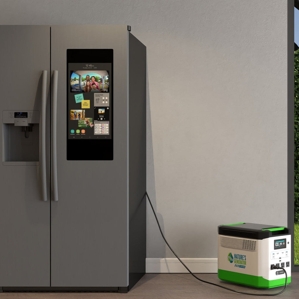 Nature’s Generator: Portable High Capacity Lithium 1800W Solar Generator Bundle - Flexible and Fast Charging Options•Smart,Quiet and Compact for Home or Off - Grid use - GJB PRODUCTS