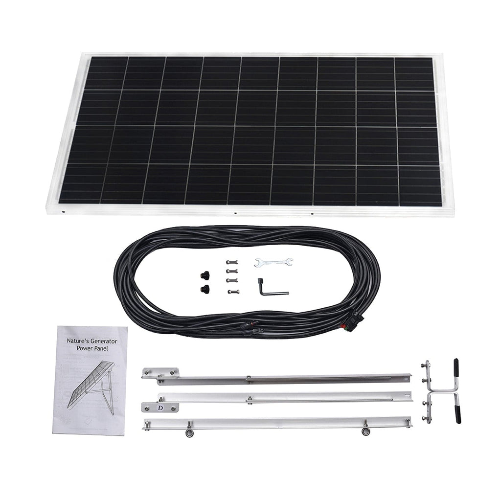 Nature’s Generator: Portable High Capacity Lithium 1800W Solar Generator Bundle - Flexible and Fast Charging Options•Smart,Quiet and Compact for Home or Off - Grid use - GJB PRODUCTS