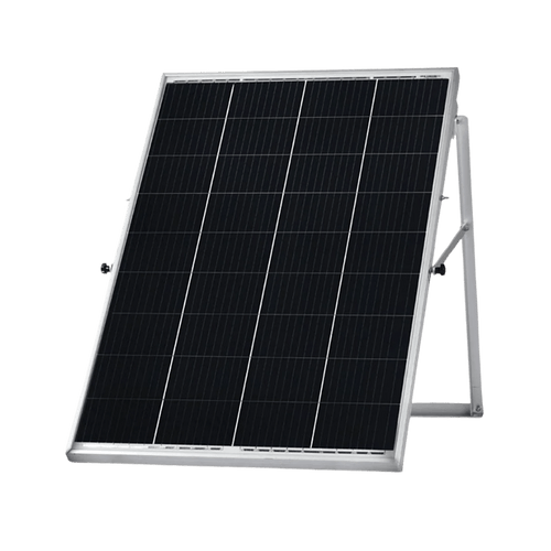 Nature’s Generators: 100W Mono - crystalline Rigid Adjustable Solar Panels 33”x26”/50’ Solar Panel Cable/KickStand - GJB PRODUCTS