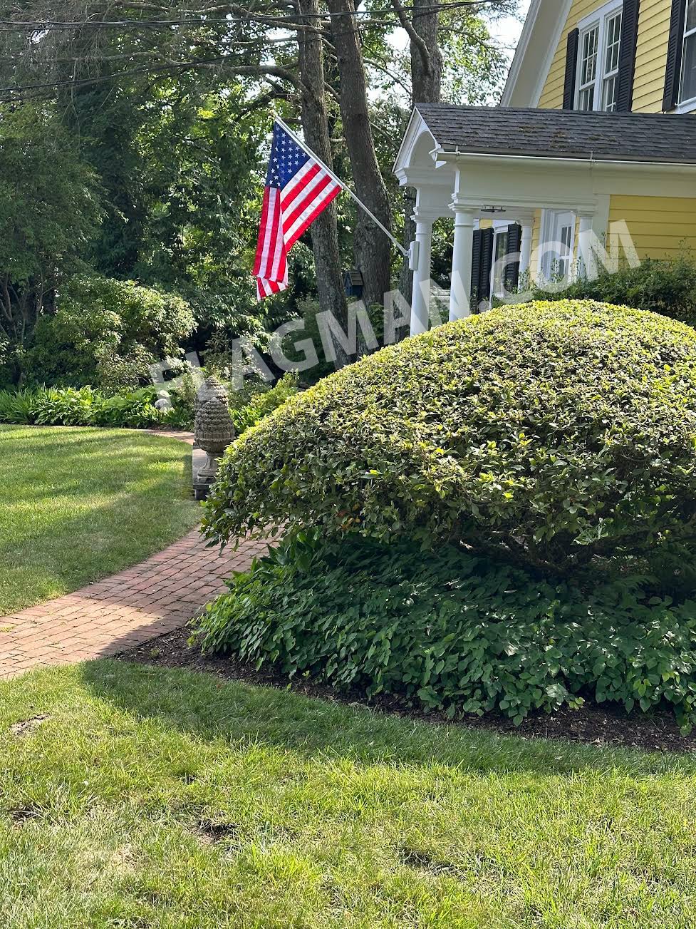 Tangle Free Aluminum Flagpole for Outdoor Display - GJB PRODUCTS