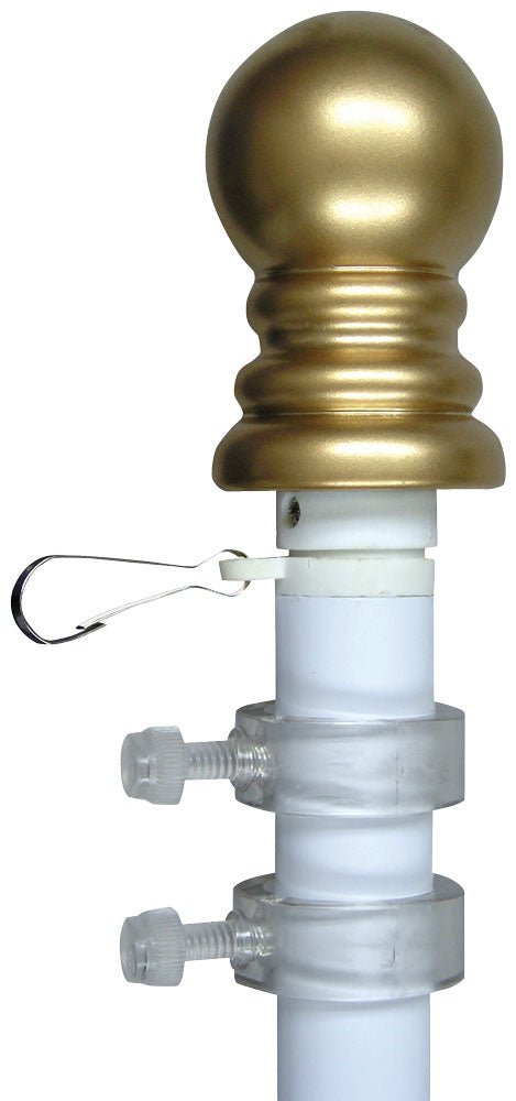 Tangle Free Aluminum Flagpole for Outdoor Display - GJB PRODUCTS