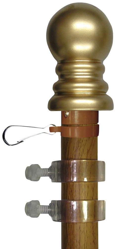 Tangle Free Aluminum Flagpole for Outdoor Display - GJB PRODUCTS