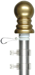 Tangle Free Aluminum Flagpole for Outdoor Display - GJB PRODUCTS