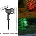 TSUN: Decorative Multi - Colored Solar Powered LED(9) SpotLight - GJB PRODUCTS